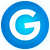 Logotipo de plataforma digital em órbita