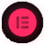 Logo do Elementor em órbita